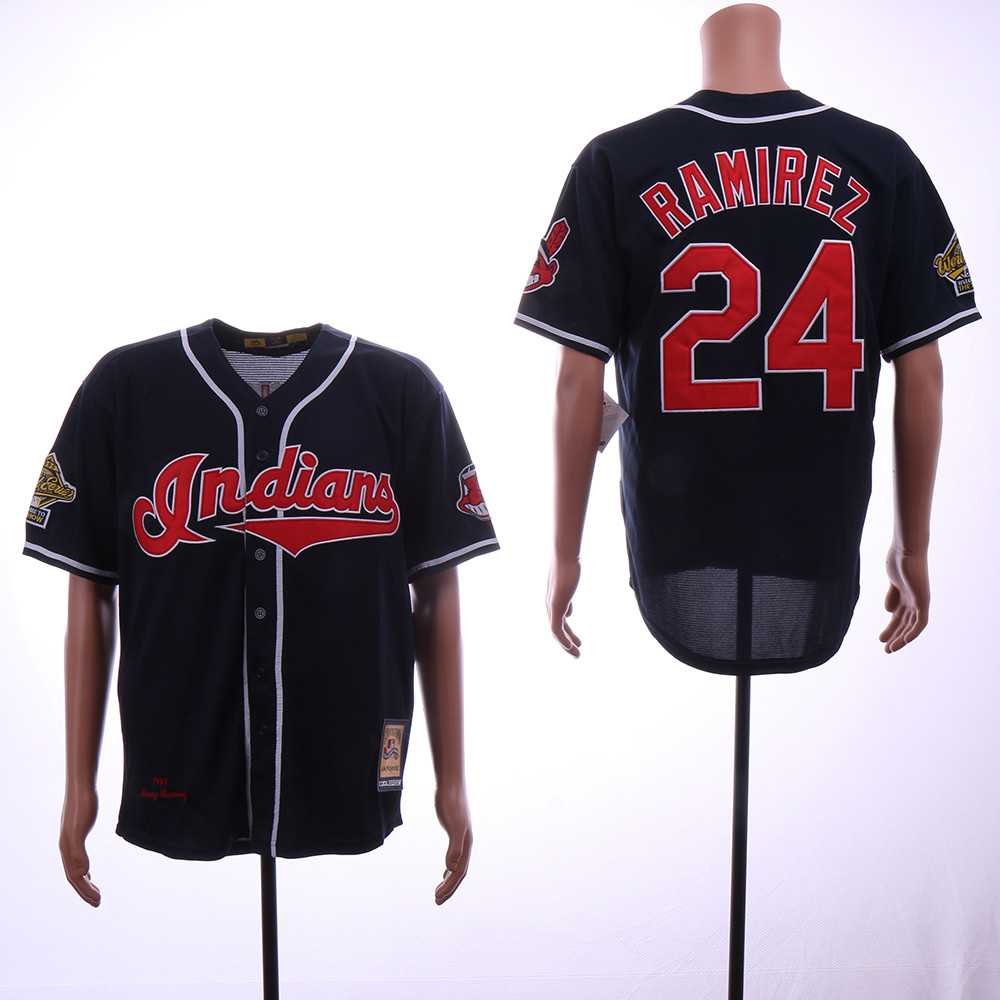 Indians 24 Manny Ramirez Navy 1995 World Series Cooperstown Collection Stitched Baseball Jerseys,We sell and wholesale Indians 24 Manny Ramirez Navy 1995 World Series Cooperstown Collection Stitched Baseball Jerseys on line form chian!